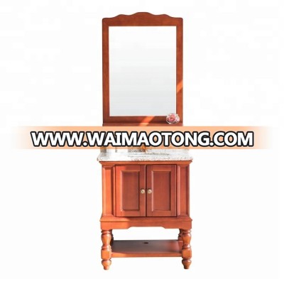 Chinese Factory 36 inch Single Sink Cabinet Bathrooms With Mirror