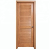 Prettywood Custom Transitional House Designs Interior Solid Hard Wood Louvre Door