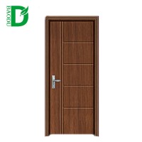 WPC material toilet door/bathroom door pvc door skin design